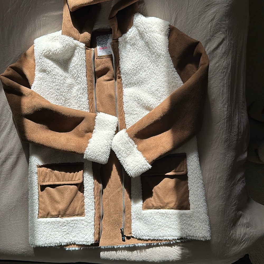 Shearling Coat for Tween Girl